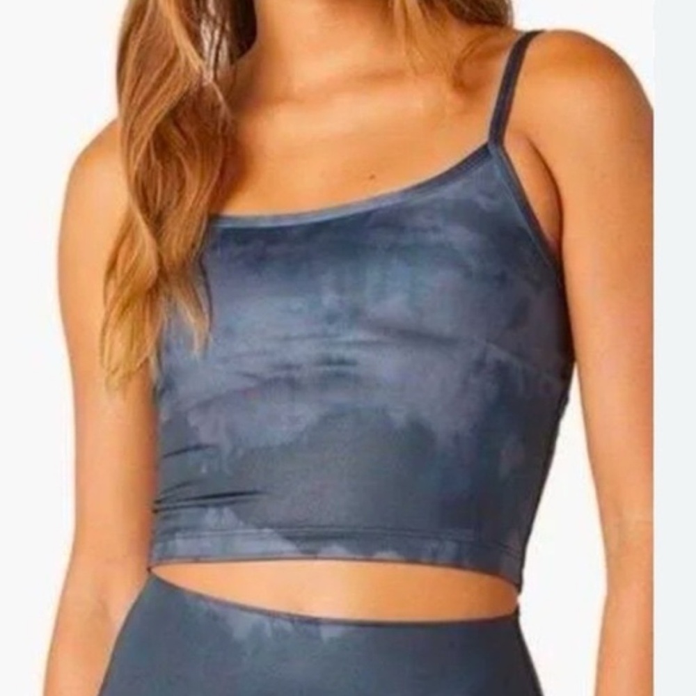 SET Beyond Yoga Navy and White Leggings/Top